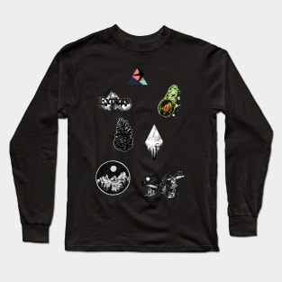 Explore Sticker Pack Long Sleeve T-Shirt